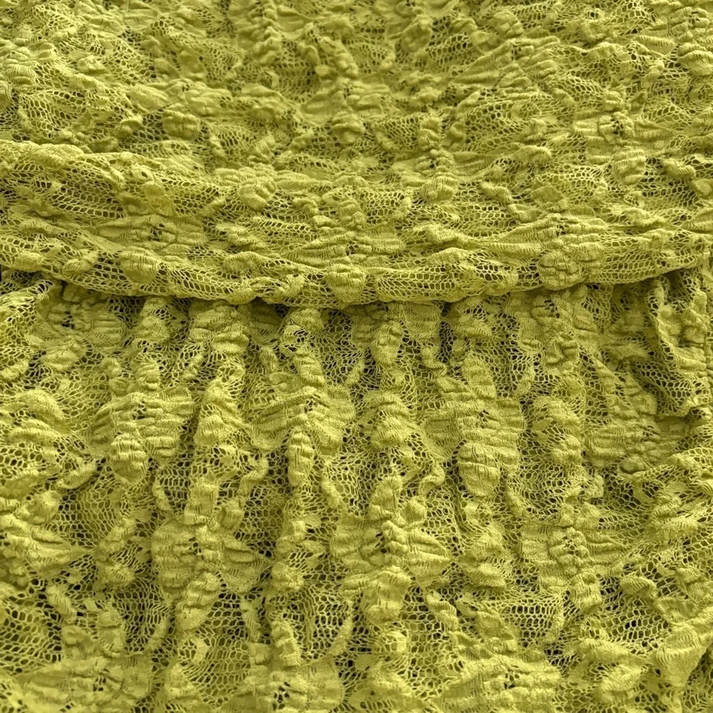 Zara Green Off the Shoulder Top